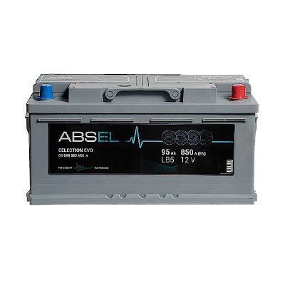 Аккумулятор 6СТ-95 R+ SLI ABSEL SELECTION EVO зал. обр.поляр.(90) (Китай) (Абсел)