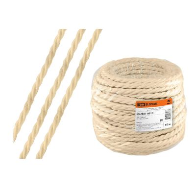 Ретро провод TDM "Эко" 3х1,5 витой бежевый (50м)