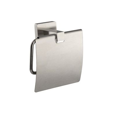 Держатель туалетной бумаги с экраном, 87003, сатин, GFmark, Санакс