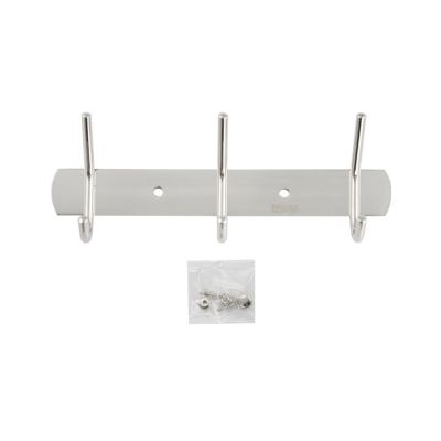 Вешалка с тремя с крючками прямая, 79204, GFmark, хром, Санакс