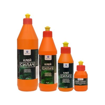 Клей полимерный СИЛАЧ, бытовой, 800 мл, прозрачный, Ростовская обл.