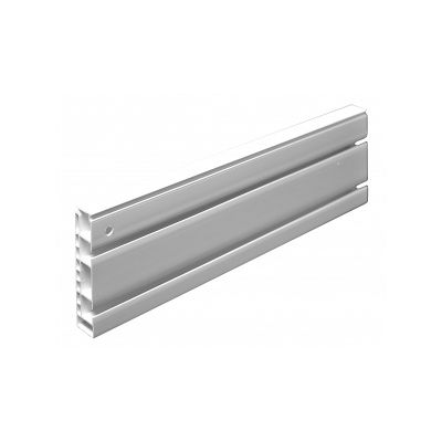 Карниз (шина) потолочный "Лучшая цена" УЦЕНКА, 2 ряда, 3,00 м, пластик