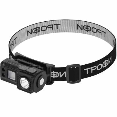 Фонарь Трофи GA-102 налобный 3Вт LED сенсор аккумуляторный магнит