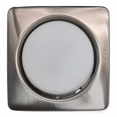 Светильник точечный General (661202) сатин-никель квадрат объемный GX53 