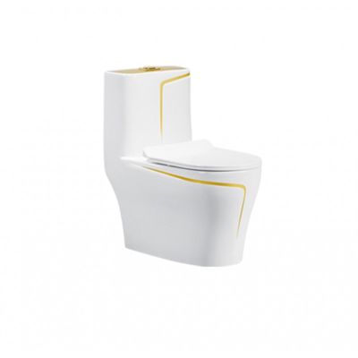 Унитаз-компакт Redo BOSTON WHITE/G Rimless моноблок (RD-2057GL) горизонтальный выпуск, двухрежимная арматура, нижний  подвод, сиденье