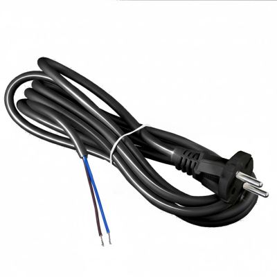 Шнур с вилкой DOMTOK (2775) 3м черный 10А 2200Вт ПВС 2*1 