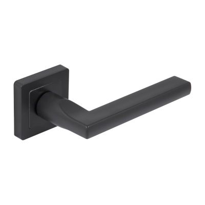 Ручка дверная Р 71 BL матовый черный СТАНДАРТ, Китай