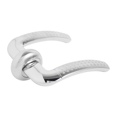 Ручка дверная Р 26 SN/CP  мат.хром/хром СТАНДАРТ, Китай