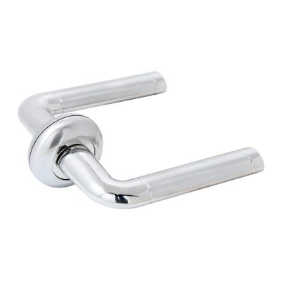 Ручка дверная Р 28 SN/CP  мат.хром/хром СТАНДАРТ, Китай