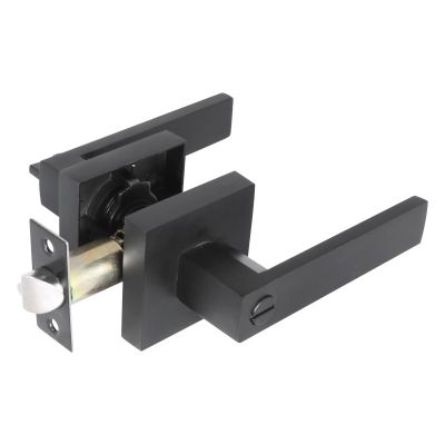 Защелка с фиксатором 8101 ВК BL матовый черный "АЛЛЮР", Китай