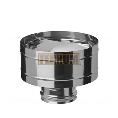 Зонт с ветрозащитой Ferrum, Ø120, AISI 430/0,5 мм УЦЕНЕННЫЙ