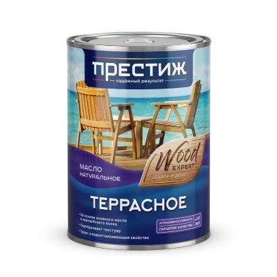 Масло террасное натуральное, палисандр, 0,9 л, Престиж, Ростовская обл.
