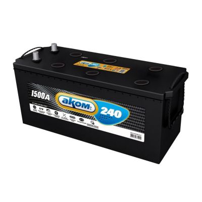 АКОМ.170.0.00 Аккумулятор 6СТ-240L "АКОМ + EFB 240" зал. КАМАЗ-54901 (АО "АКОМ ИМ. Н.М.ИГНАТЬЕВА", г. Жигулевск)