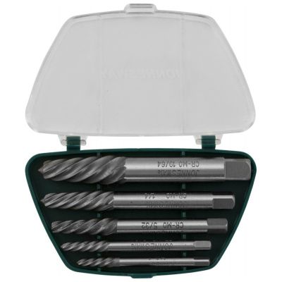 Набор экстракторов "съемник шпилек", 5/64"-19/64", 5 предметов (оригинал "JONNESWAY") AG010049