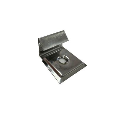 Клипса стартовая 8-9 мм для террасной доски МПК (нерж), (20 шт/упак)