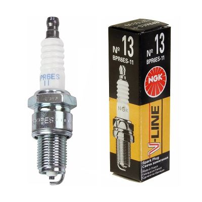 СВЕЧА NGK V-LINE №13 ВАЗ (инжект. 8-ми клап.), ГАЗ (4216 двиг.) (поштучно) BPR6ES-11