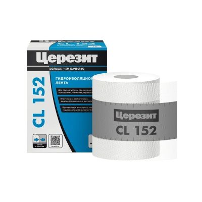 ЛЕНТА ГИДРОИЗОЛЯЦИОННАЯ СL 152,  120мм*10м Церезит