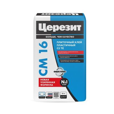 Клей плиточный Церезит "СМ 16 ", 25 кг, Россия