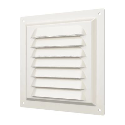 Решетка вентиляционная 150x150 мм, вытяжная, ERA 1515МЭ Ivory металл эмаль кремовая, Россия