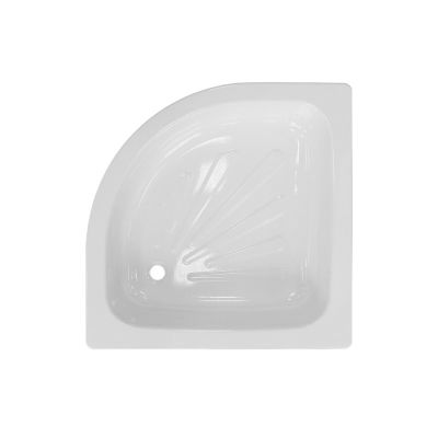 Поддон стальной 90*90*15 полукруглый Loranto (LG900C), толщина стали 0,9 мм, (Китай)