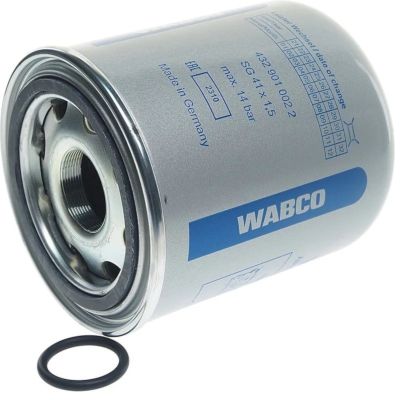 Фильтр-патрон (картридж) осушителя ("WABCO") (4329010022)  MAN (с 2018->) (432.901.002.2, 81.52155-0044, 18.003.001) M41x1,5 / 14 bar