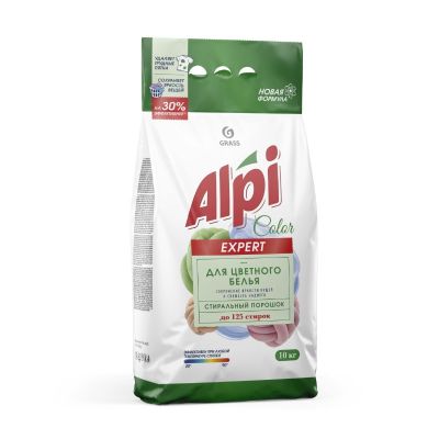 Стиральный порошок для цветных вещей "Alpi Expert Color " 10 кг, 126020 Грасс(Grass)