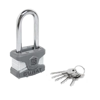 Замок навесной ВС 0150-01 ПЛ, 56x41x9 мм, Булат