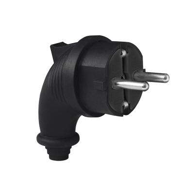 Вилка угловая UNIVersal (1241) З/К каучук 16А 250В IP44