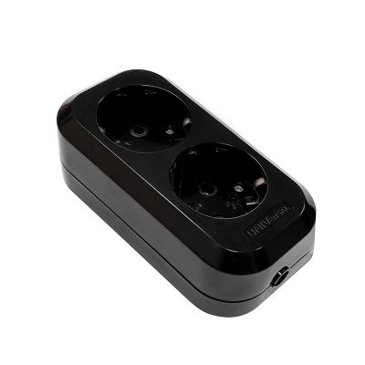 Колодка UNIVersal (1303) 2 места З/К черная