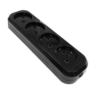 Колодка UNIVersal (1326) 4 места черная