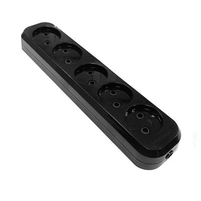 Колодка UNIVersal (2237) 5 мест черная