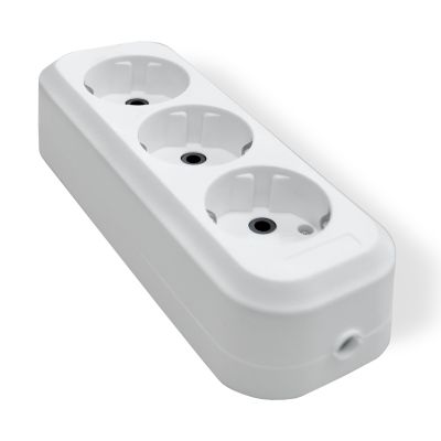 Колодка IONICH (1521) 3 места З/К белая