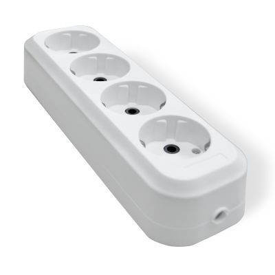 Колодка IONICH (1522) 4 места З/К белая