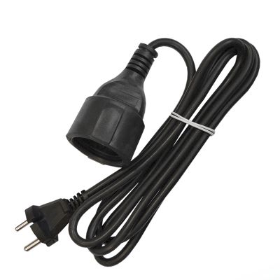 Удлинитель-шнур DOMTOK (2338) 1 место 2м черный 10А 2200Вт IP54 ПВС 2*1 
