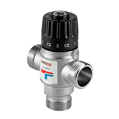 Термостатический смесительный клапан 35-60С 3/4" VALFEX