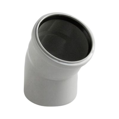 Отвод ПП для внутренней канализации D=50 мм, угол 30°, Valfex, Владимирская обл.