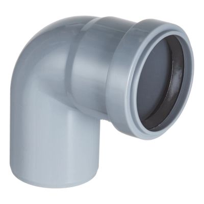 Отвод ПП для внутренней канализации D=110 мм, угол 87,5°, Valfex, Владимирская обл.