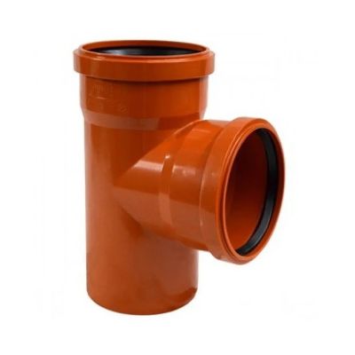 Тройник ПП для наружной канализации D=160 мм, угол 87,5°, Valfex, Владимирская обл., Россия