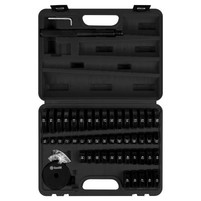 Набор оправок для демонтажа (выпрессовки) подшипников, втулок, сальников (52 предмета) ("БелАвтоКомплект") БАК.07200