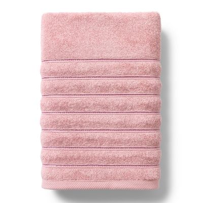 Полотенце махровое Хорошо дома МХ50 "Элегия" 70*140 см. цв.чайная роза/бордюр