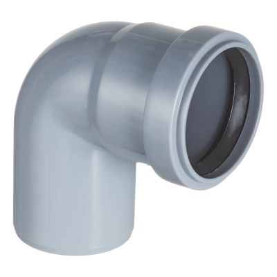 Отвод ПП для внутренней канализации D=75 мм, угол 87,5°, Valfex, Владимирская обл.