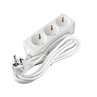 Удлинитель бытовой СОЮЗ (481S-9303) 3 места 3м З/К 2200Вт ПВС