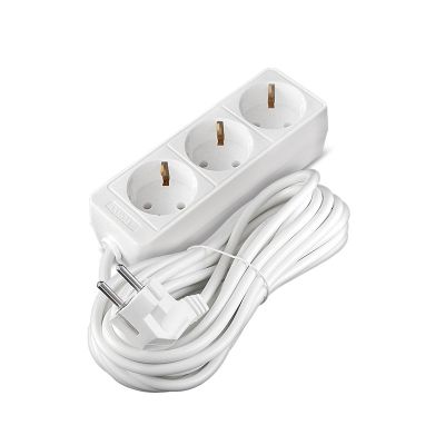 Удлинитель бытовой СОЮЗ (481S-9307) 3 места 7м З/К 2200Вт ПВС