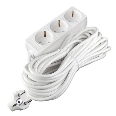 Удлинитель бытовой СОЮЗ (481S-9310) 3 места 10м З/К 2200Вт ПВС