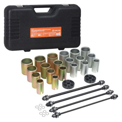 Набор для замены (демонтажа и установки) сайлентблоков, подшипников и втулок без демонтажа подвески (26 предметов) ("AIRLINE") (ATPS010) приспособление для замены с/б