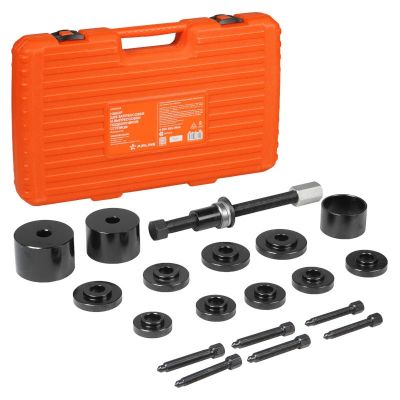 Набор для замены (запрессовки и выпрессовки) подшипников ступицы, сайлентблоков (19 предметов) ("AIRLINE") (ATPS004) монтажа и демонтажа ступичного подшипника