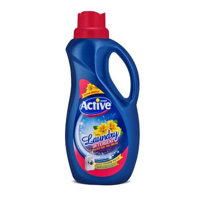 ACTIVE Гель для стирки белья УНИВЕРСАЛЬНЫЙ 1,5л "Clean Breeze", гипоаллергенный, Степные цветы Pink Иран