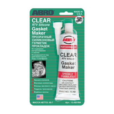 Герметик-прокладка"ABRO" 13-AB-R 85г стандарт-прозрачный (Китай) (абро) 