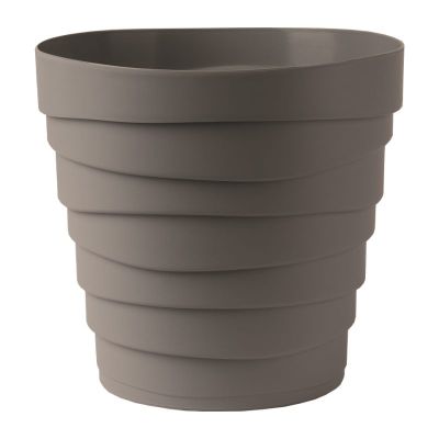 Кашпо "Бархан" 3,5 л Серый жемчуг (КШ-4345)