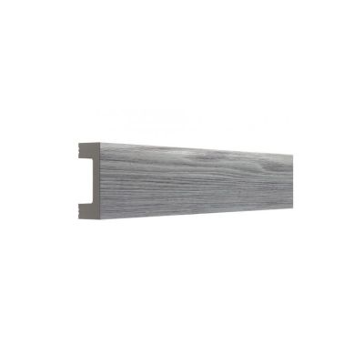Молдинг 15х40х2600 мм, МЛ18 Выбеленный дуб, XPS полимер, Bello Deco